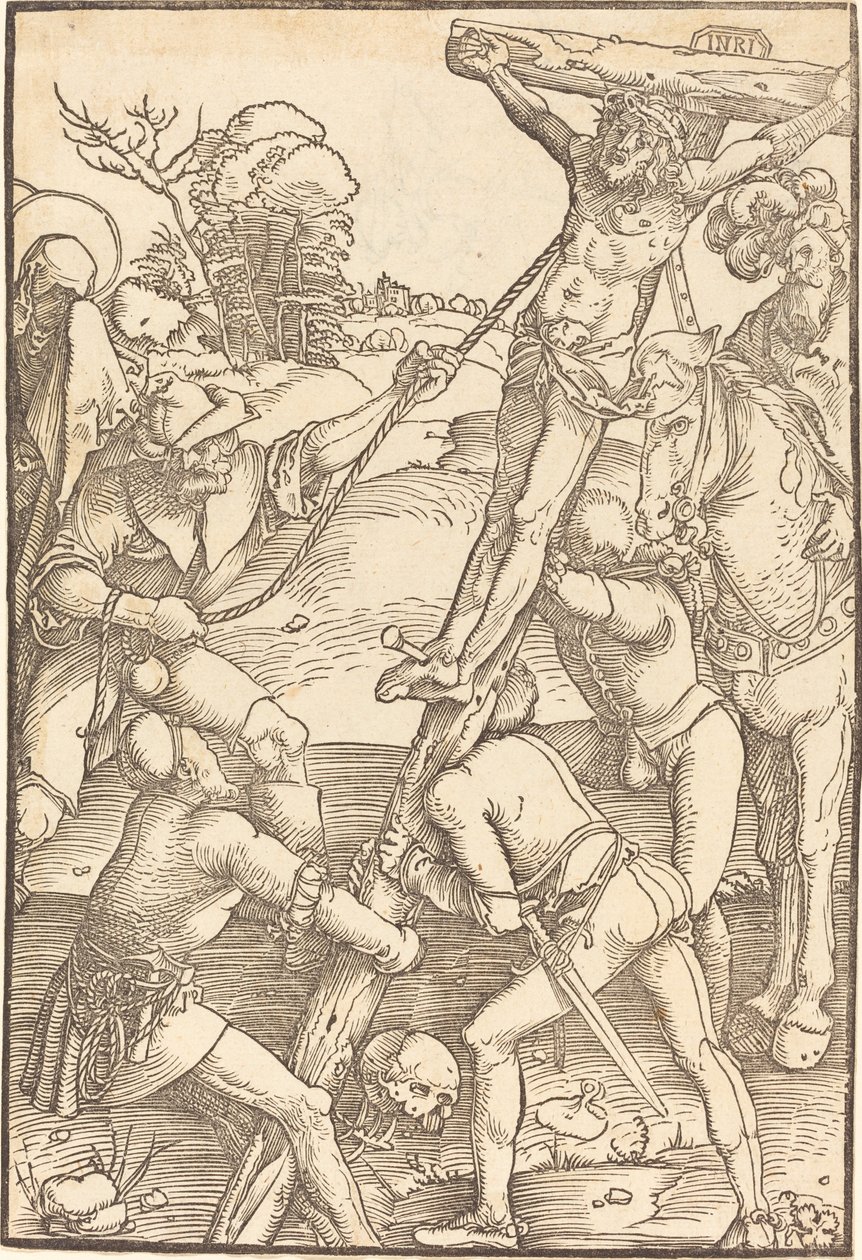 Kristus oprejst på korset af Hans Baldung Grien