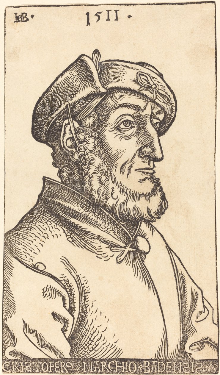 Christopher, markgreve af Baden af Hans Baldung Grien