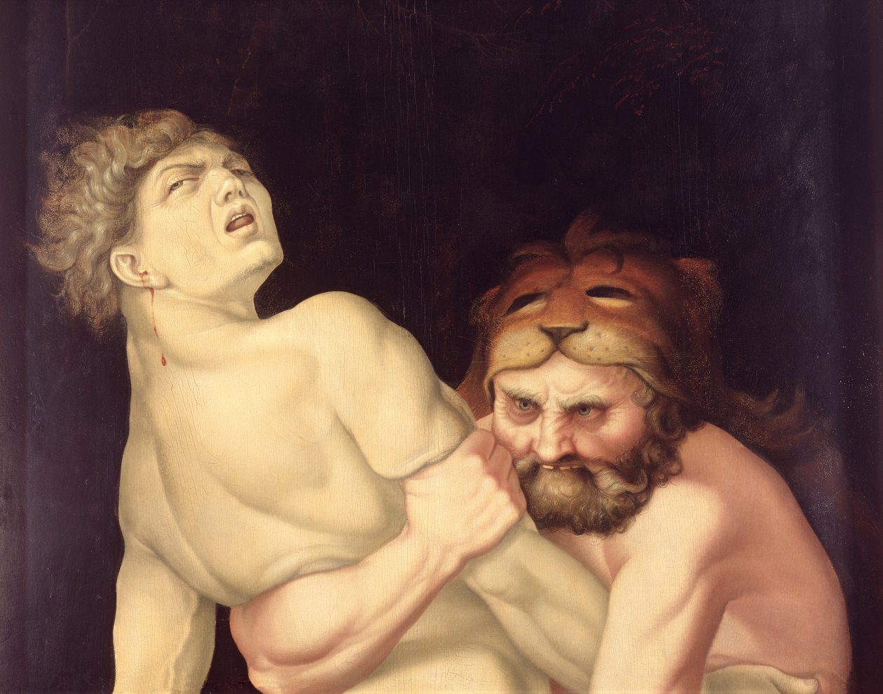 Hercules and Antaeus, 1531 (detalje af 247512) af Hans Baldung Grien