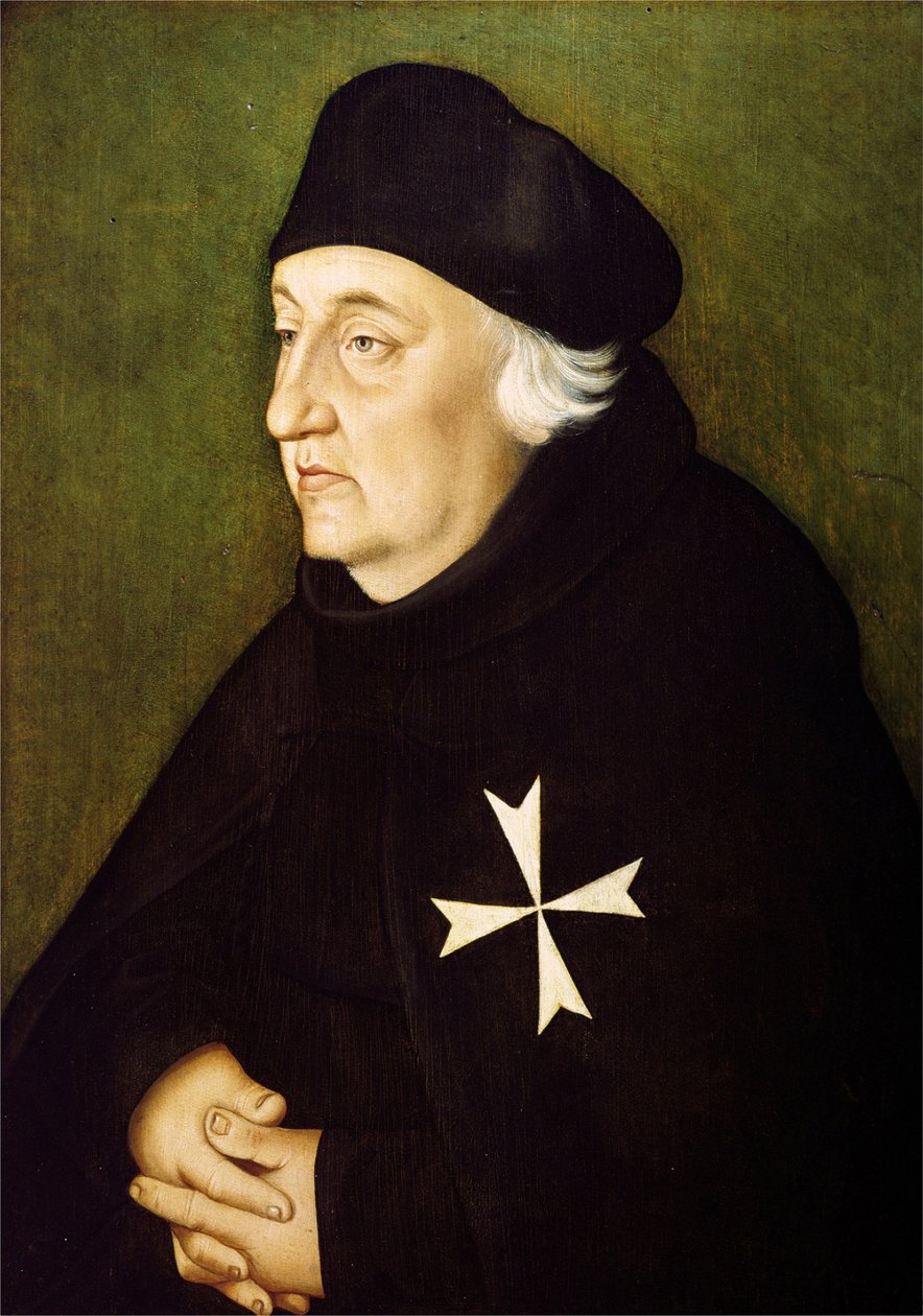 Ridder af Malteserordenen, johanniter af Sankt Johannes af Jerusalem af Hans Baldung Grien