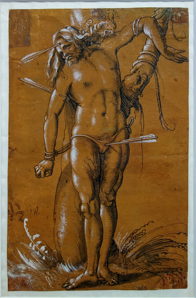 Den hellige Sebastians martyrium af Hans Baldung Grien