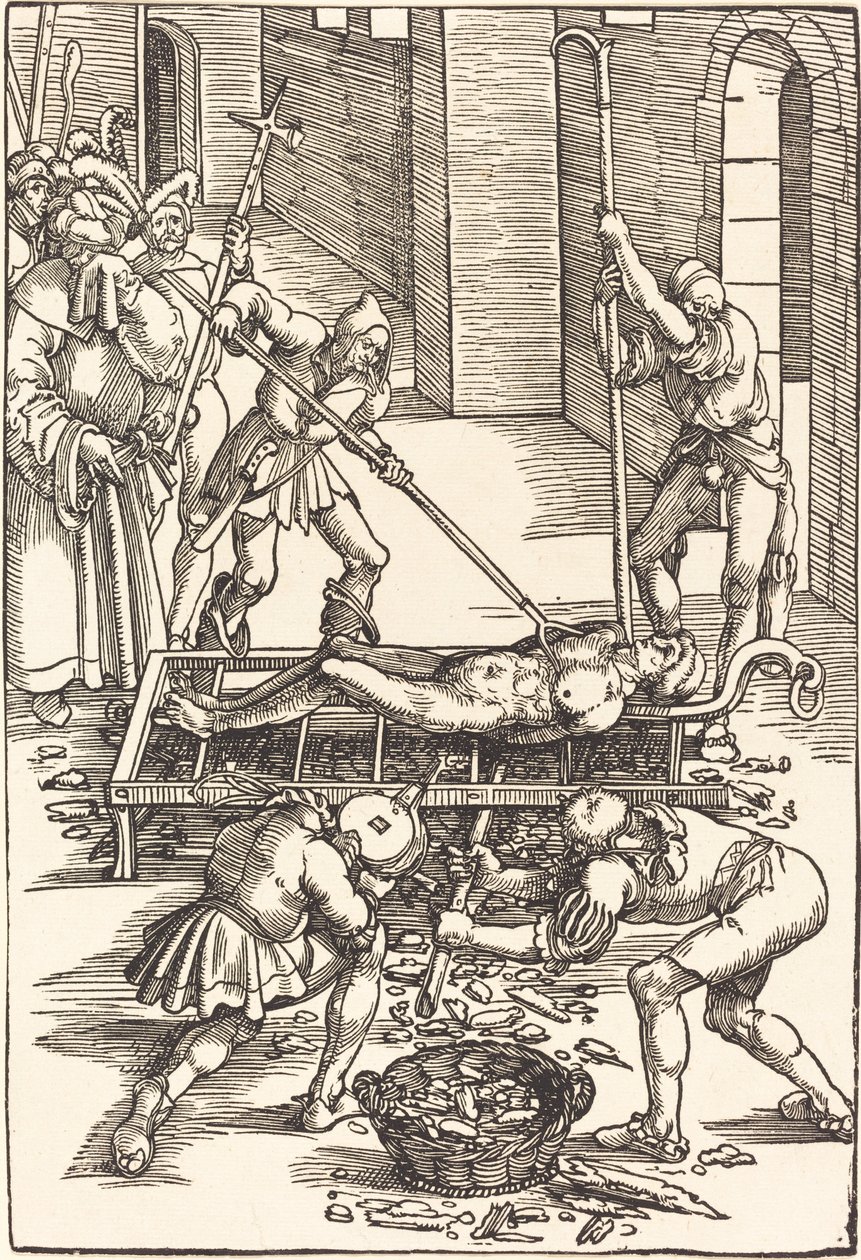 Saint Lawrences martyrium af Hans Baldung Grien