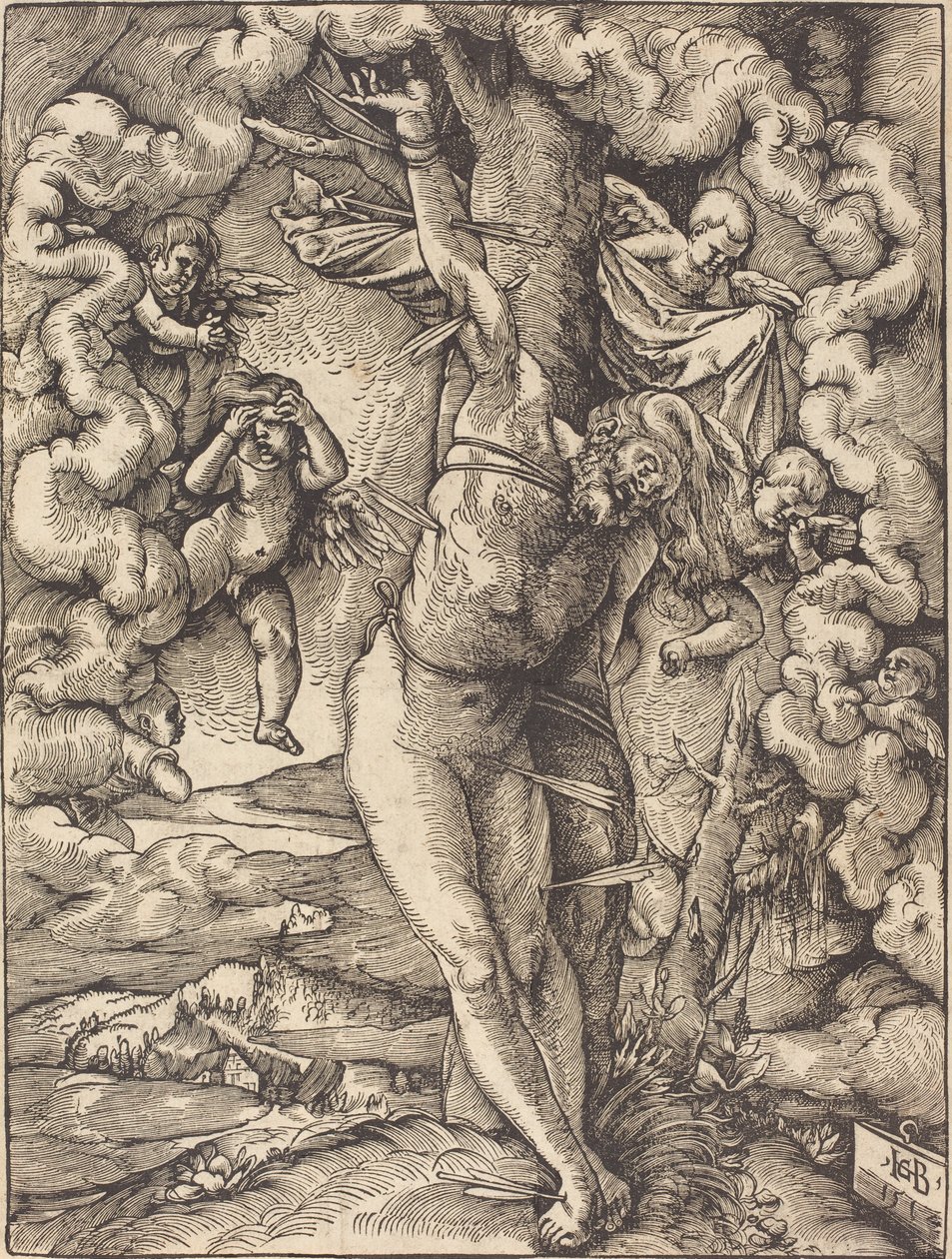 Sankt Sebastian, 1514 af Hans Baldung Grien