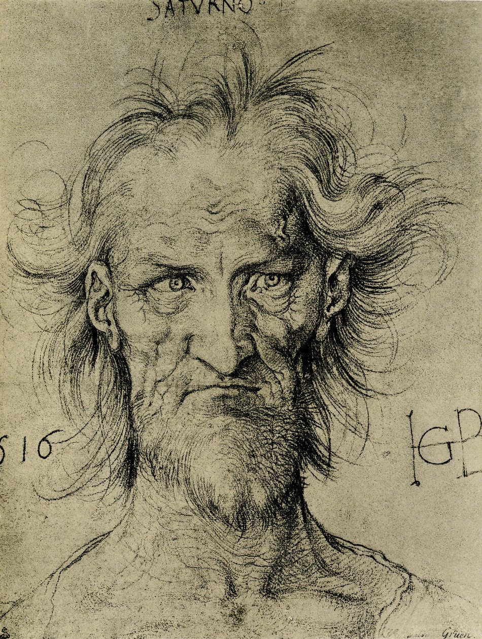Saturn af Hans Baldung Grien