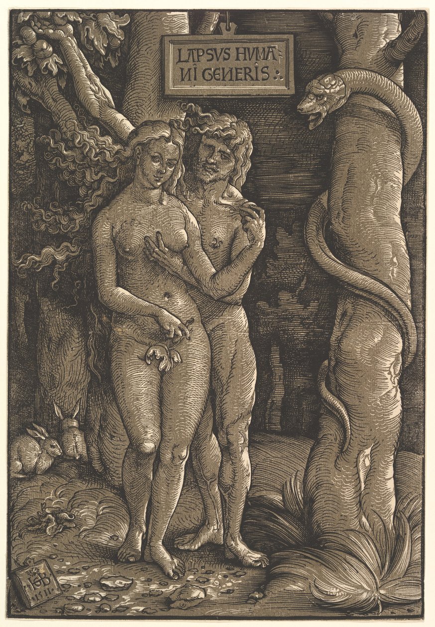 Menneskehedens fald, 1511 af Hans Baldung Grien