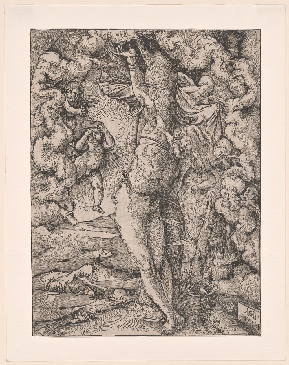 Den store Sankt Sebastian af Hans Baldung Grien