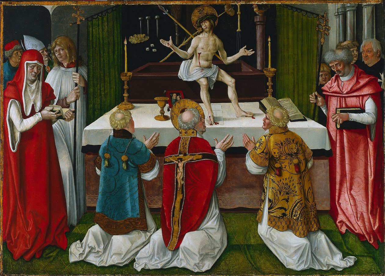 Sankt Gregors messe, 1511 af Hans Baldung Grien