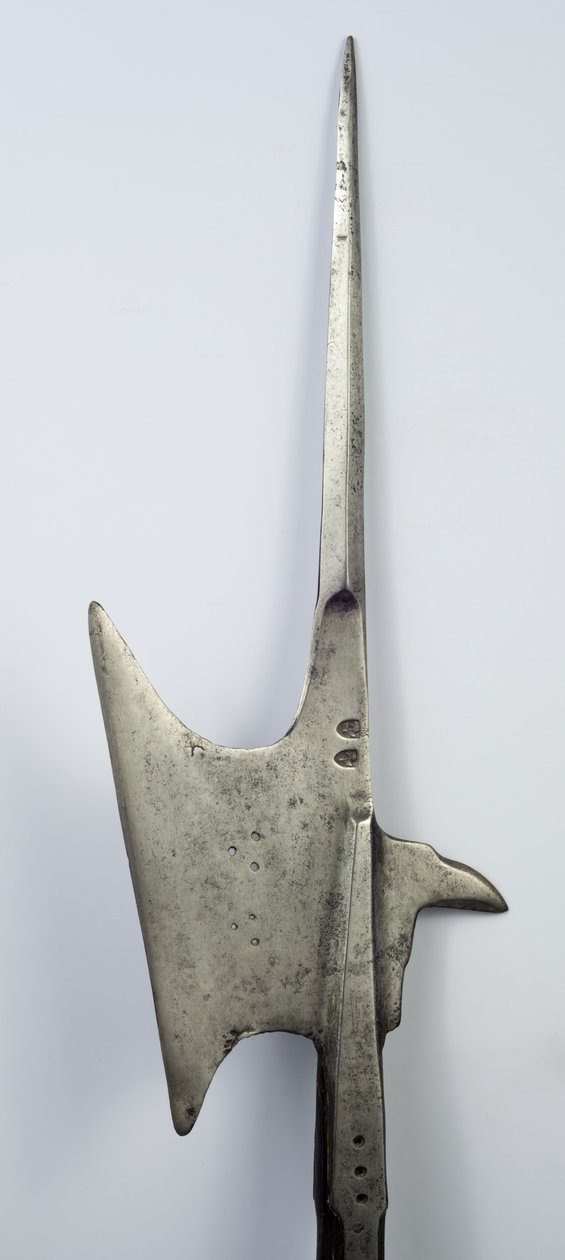Hellebard, ca. 1600-25 (stål og træ) af Hans Balthasar Bodmer