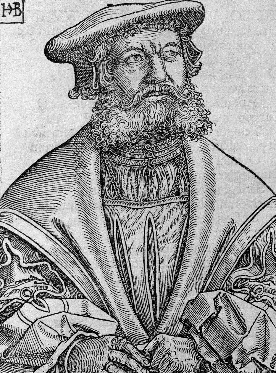 Helius Eobanus Hessus, 1534 af Hans Brosamer