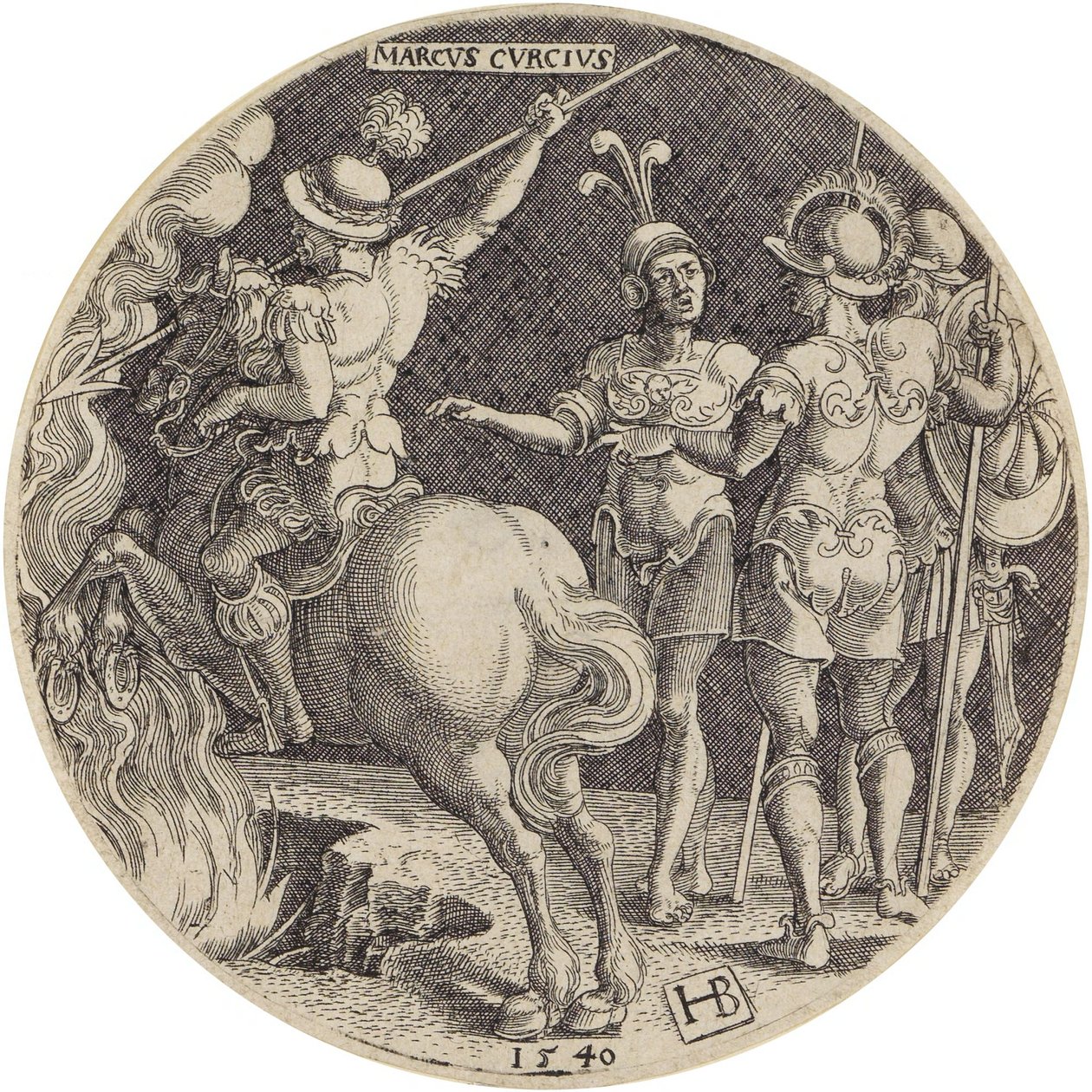 Marcus Curtius af Hans Brosamer