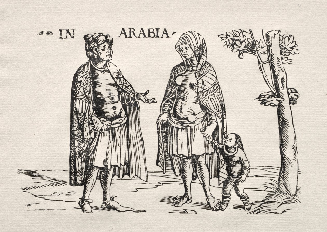 Indfødte i Arabien og Indien. af Hans Burgkmair