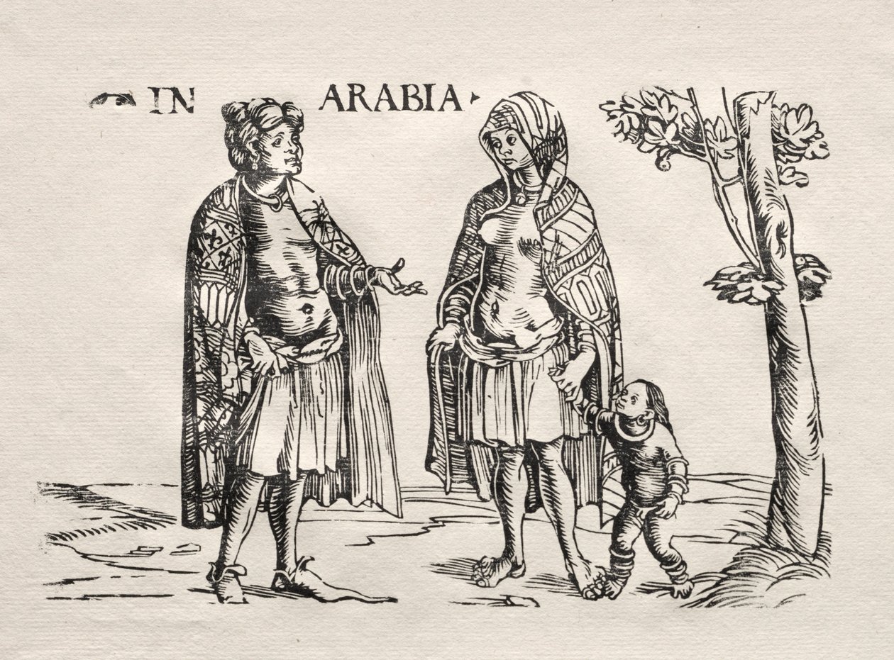 Indfødte i Arabien og Indien. af Hans Burgkmair