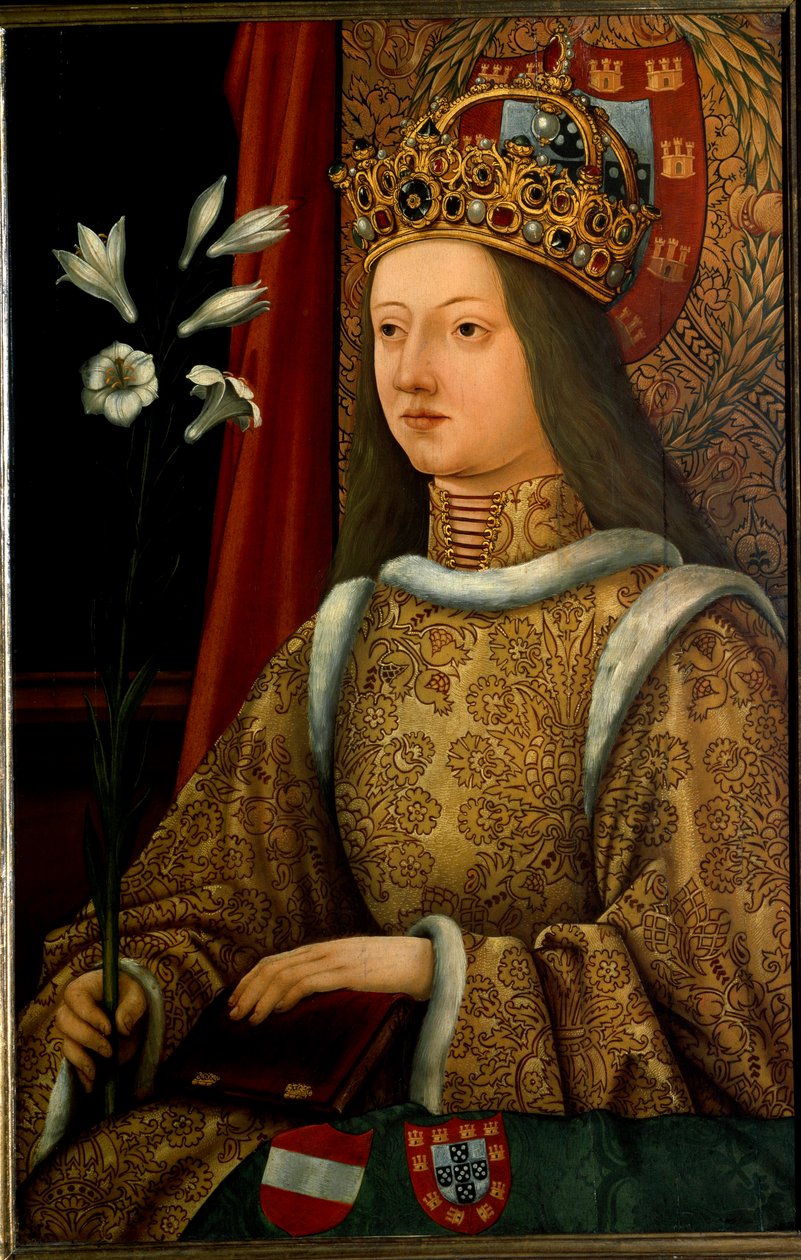 Portræt af Alienor af Portugal, efter en original fra 1468 (maleri) af Hans Burgkmair