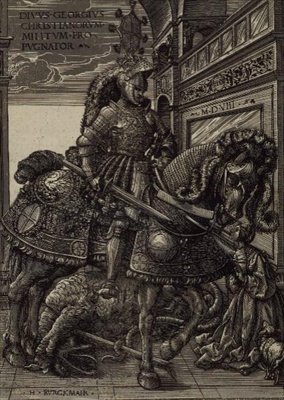 St. George og dragen af Hans Burgkmair
