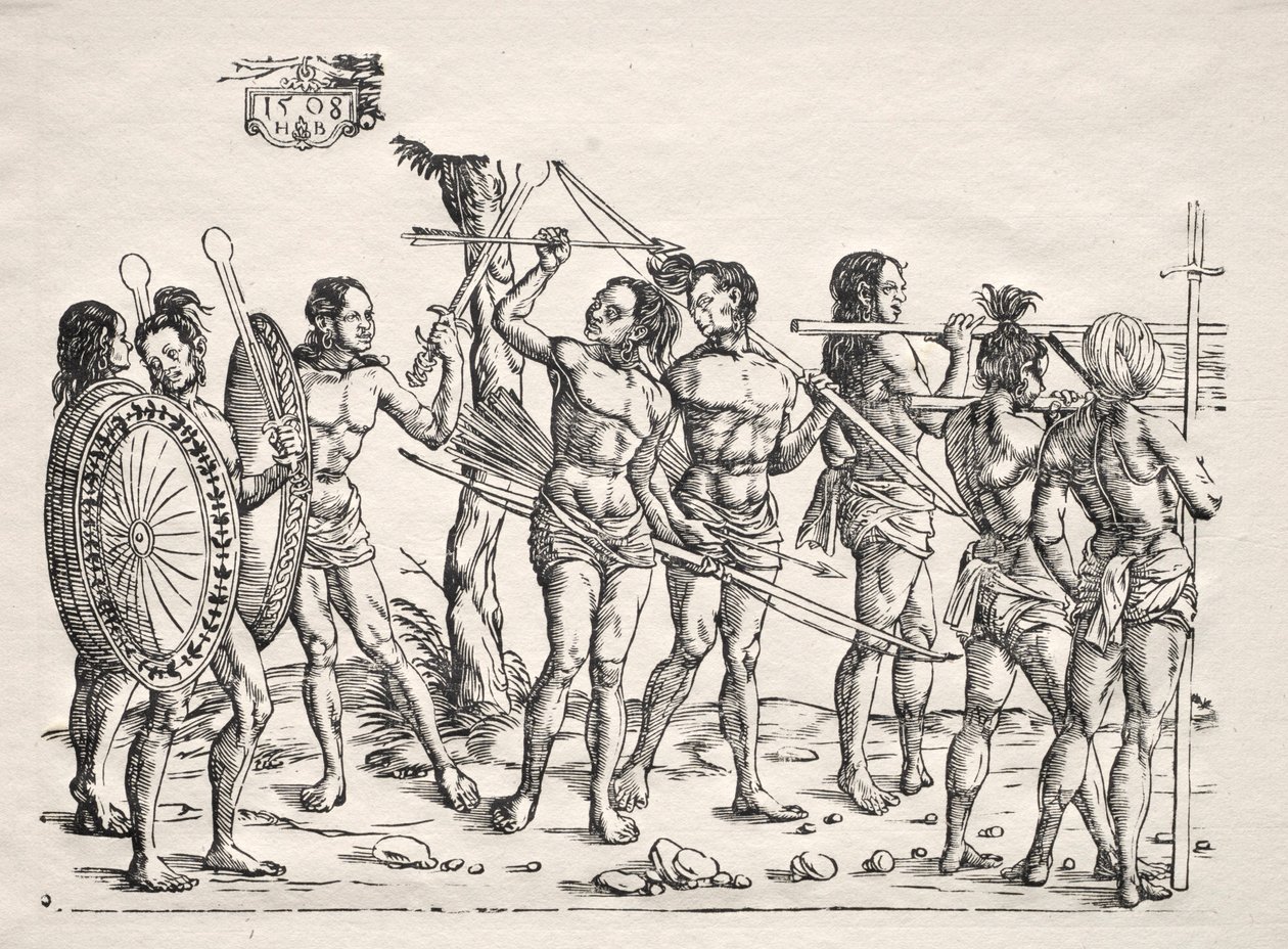 Kongen af Cochin, 1508. af Hans Burgkmair