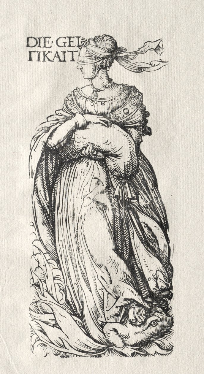 De syv laster: grådighed, ca. 1510. af Hans Burgkmair