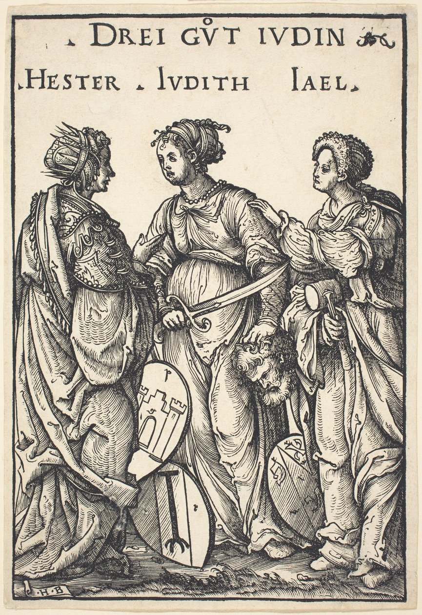 Hester, Judith og Jael af Hans Burgkmair I