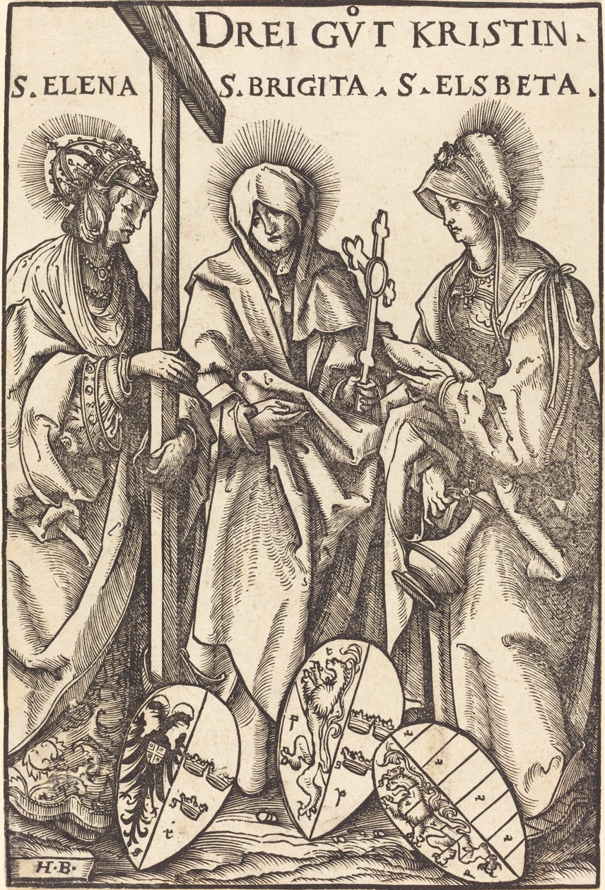Saint Helena, Saint Brigitte og Saint Elizabeth af Hans Burgkmair I
