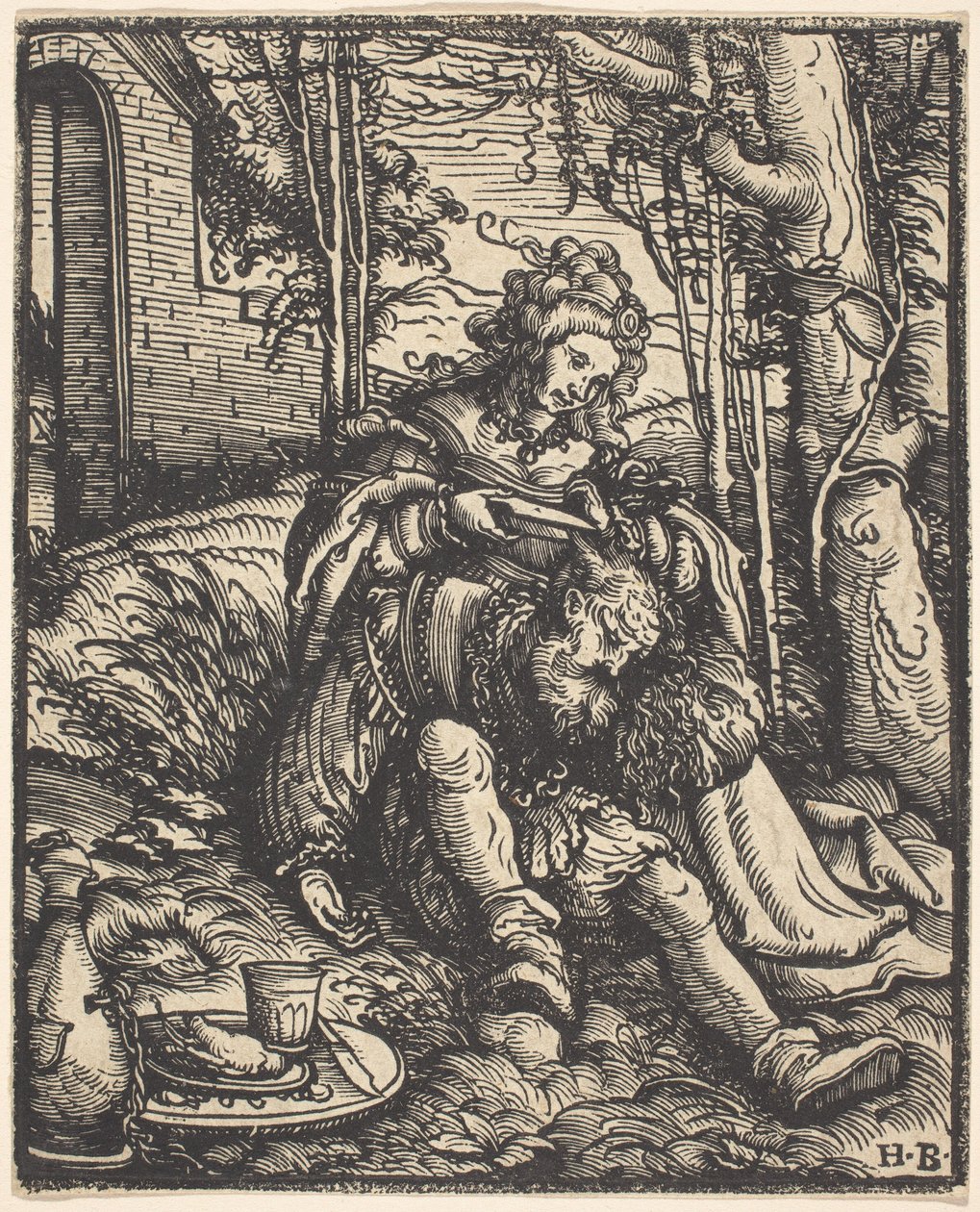 Samson og Delila af Hans Burgkmair I