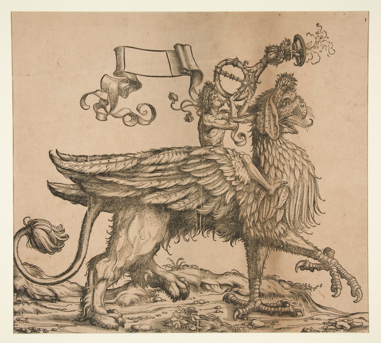 Herald (Announcer of the Triumph) af Hans Burgkmair the Elder