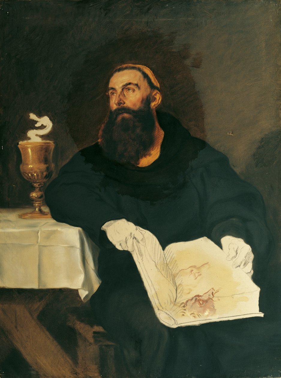Sankt Benedikt af Nursia af Hans Canon