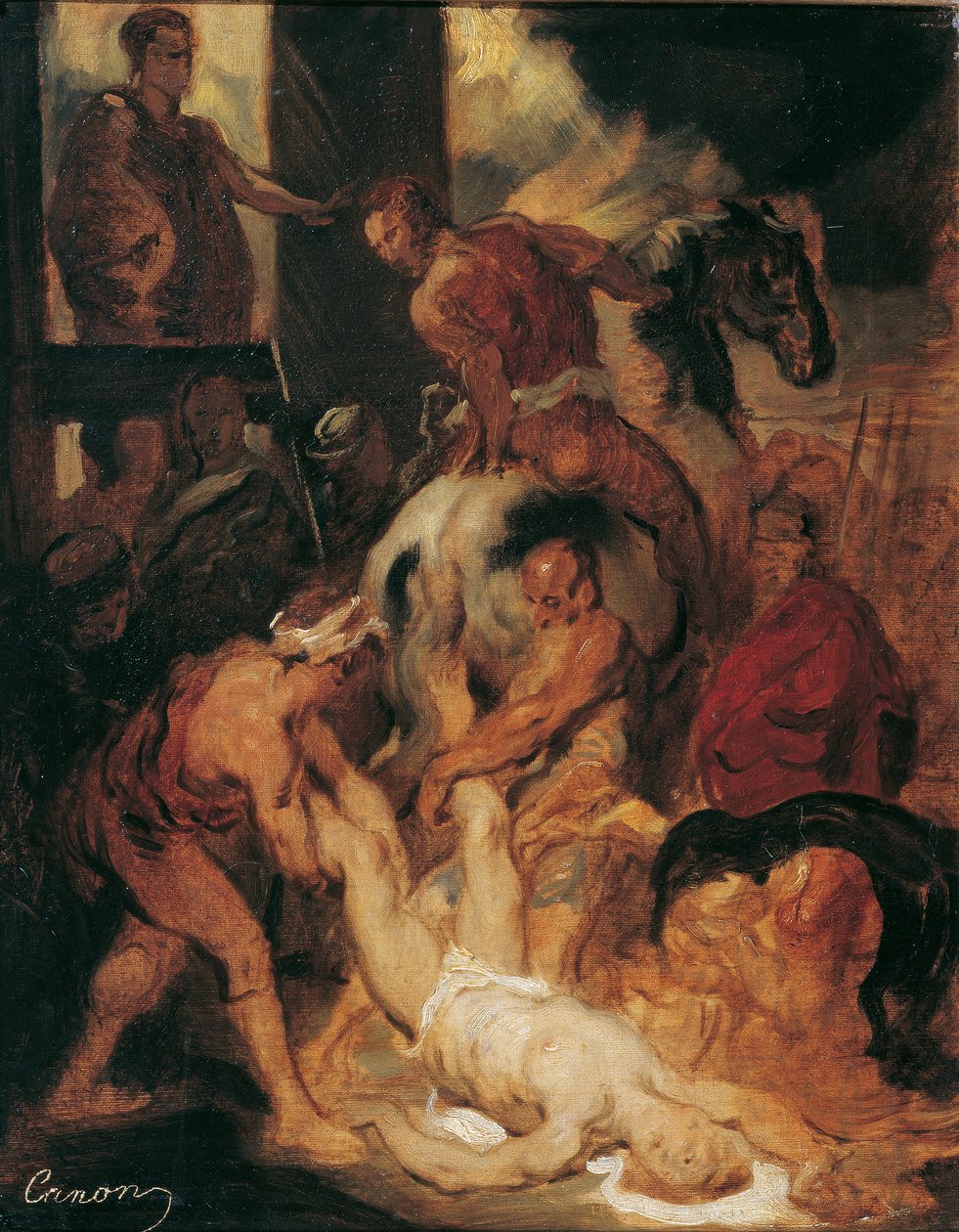 Sankt Hippolytus martyrium af Hans Canon