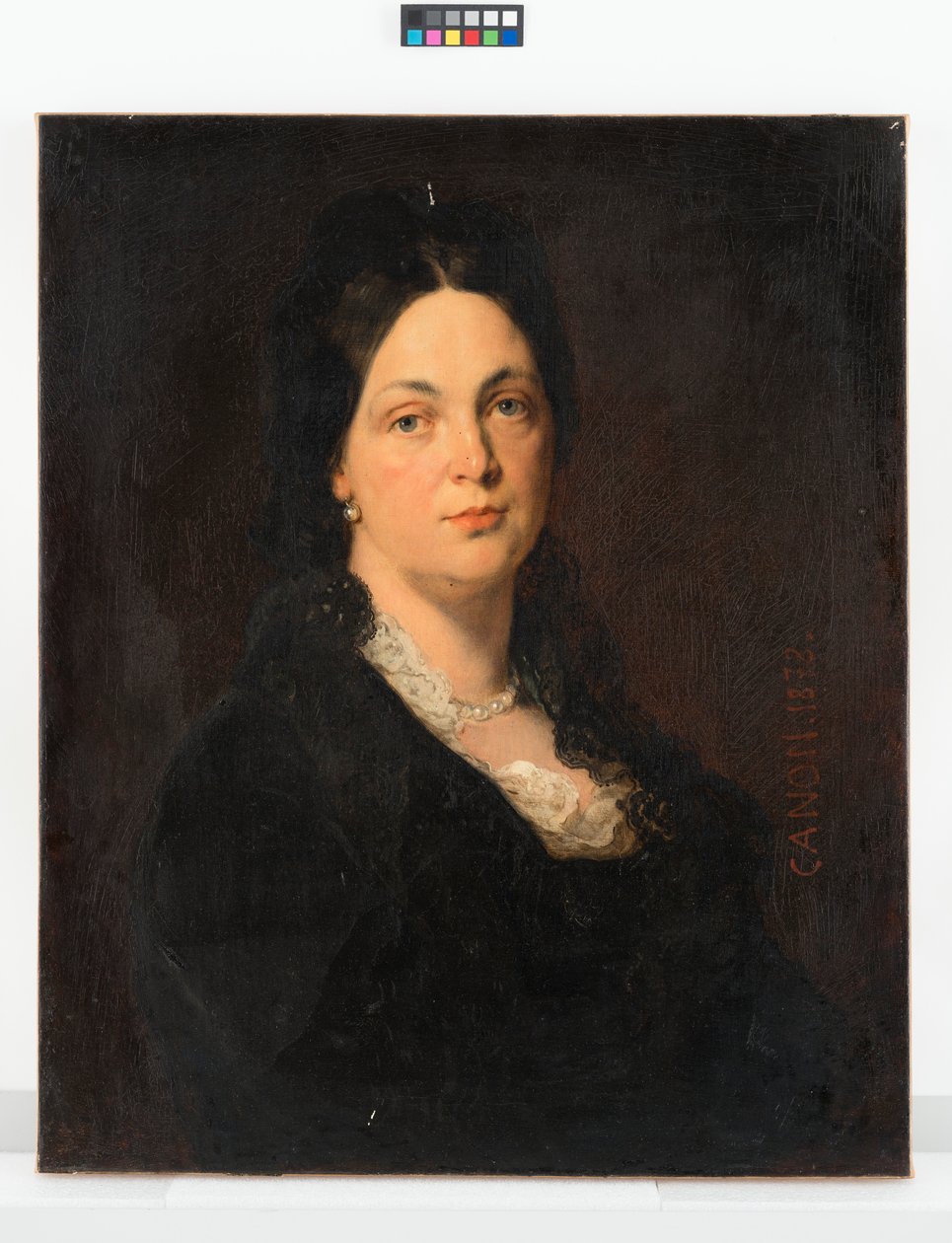 Justine von Hochstetter, født Bengough, hustru til Carl Christian Hochstetter af Hans Canon