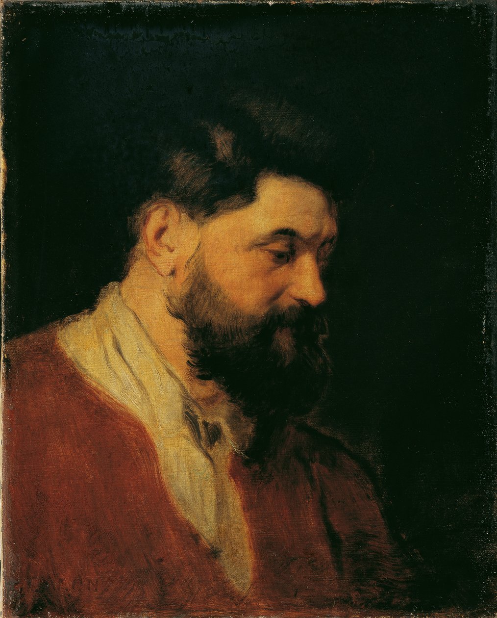 Sømand fra Nordpolsekspeditionen (Julius von Payer?) af Hans Canon