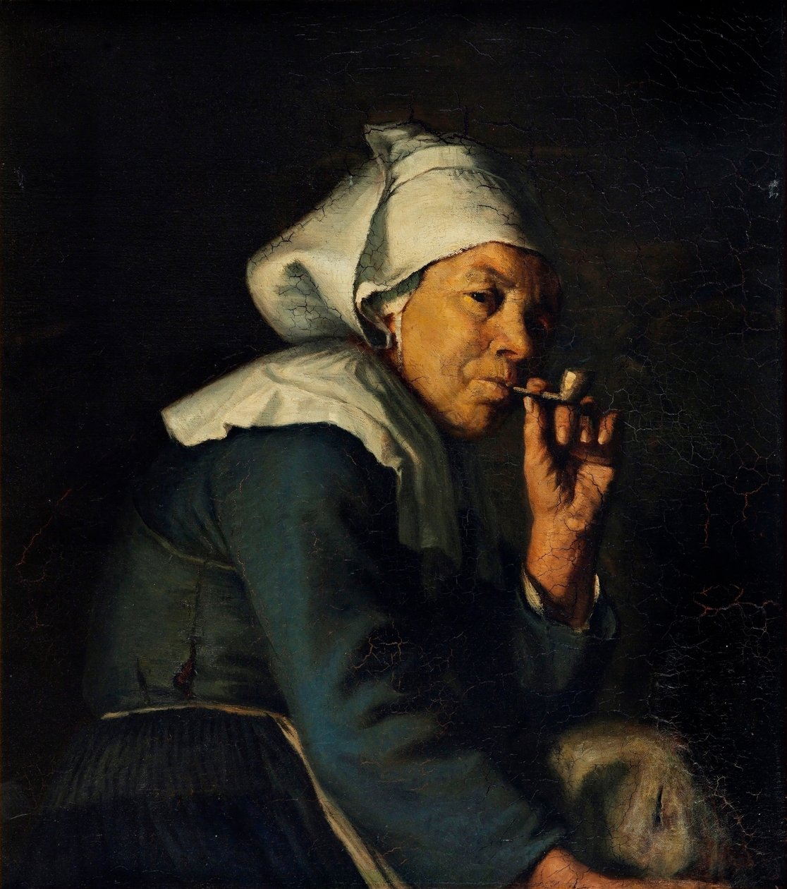 Bondekvinde fra Bretagne, ca. 1886 (olie på lærred) af Hans Christian Koefoed