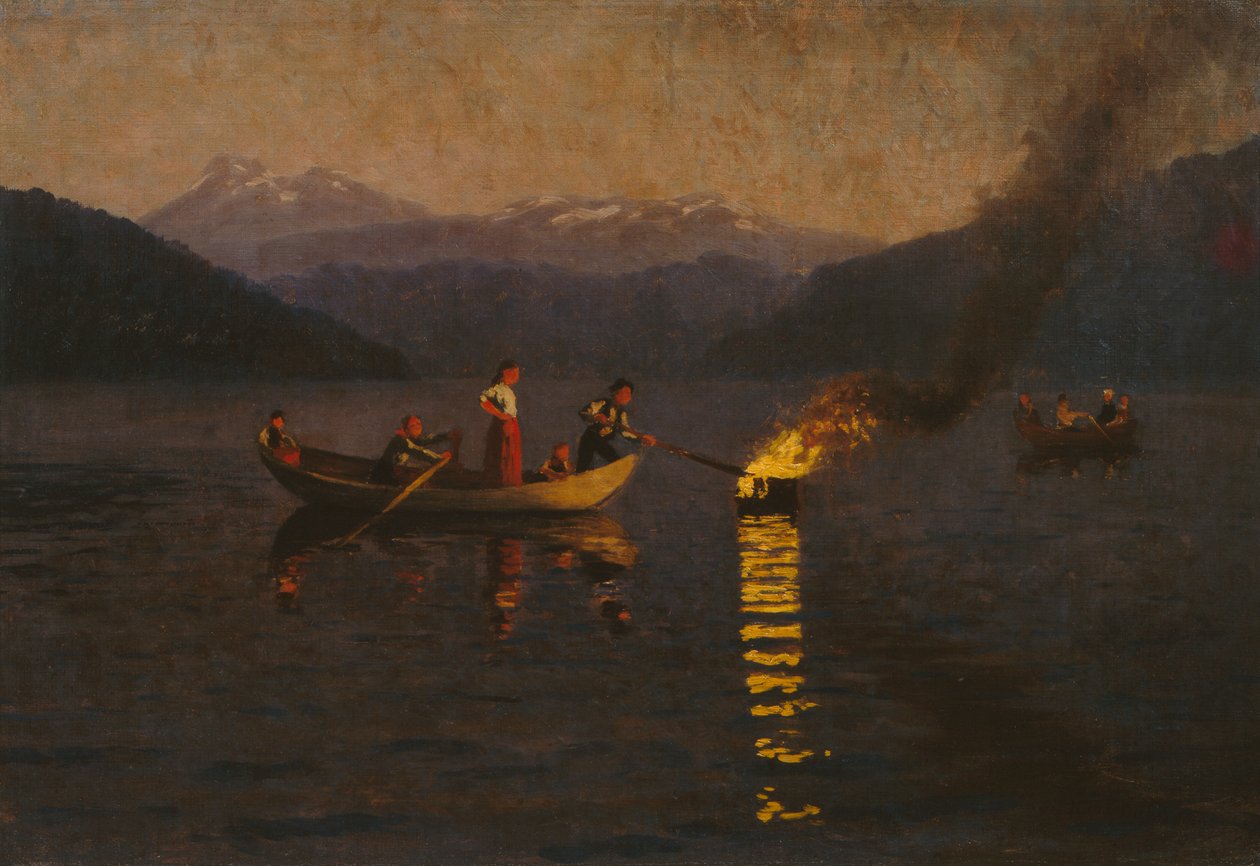 Midsommeraften af Hans Dahl