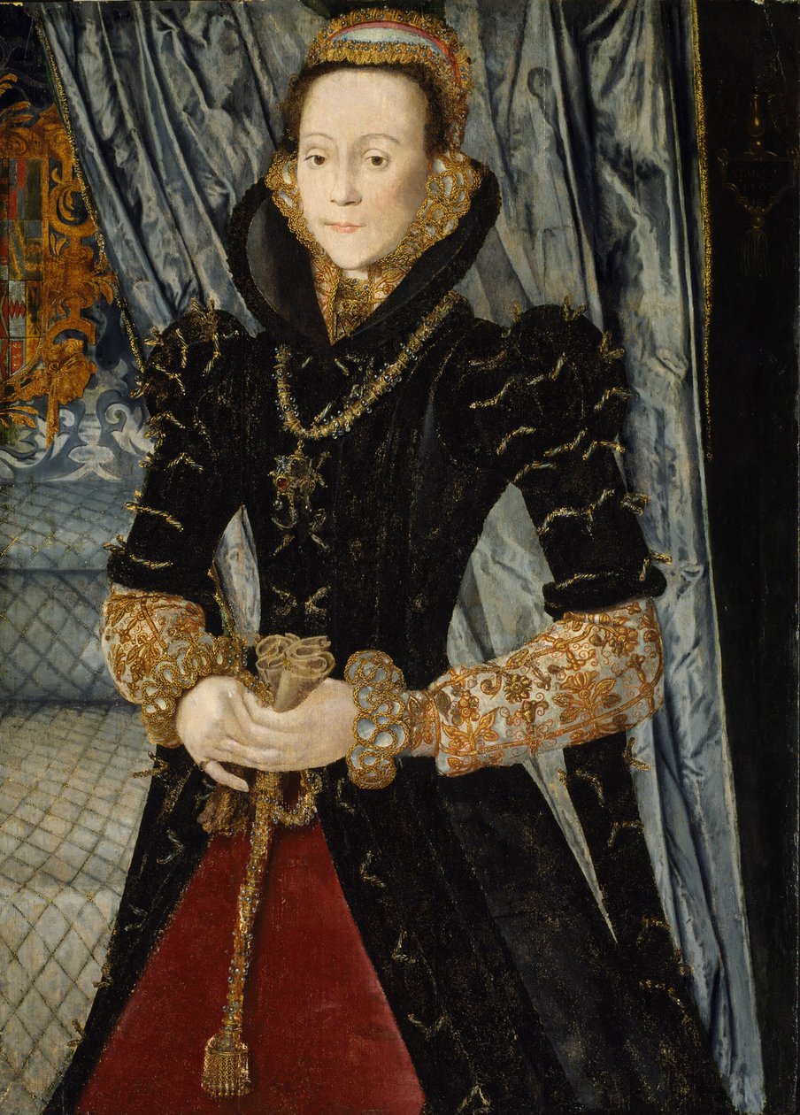 Portræt af en dame fra Wentworth-familien (sandsynligvis Jane Cheyne) af Hans Eworth