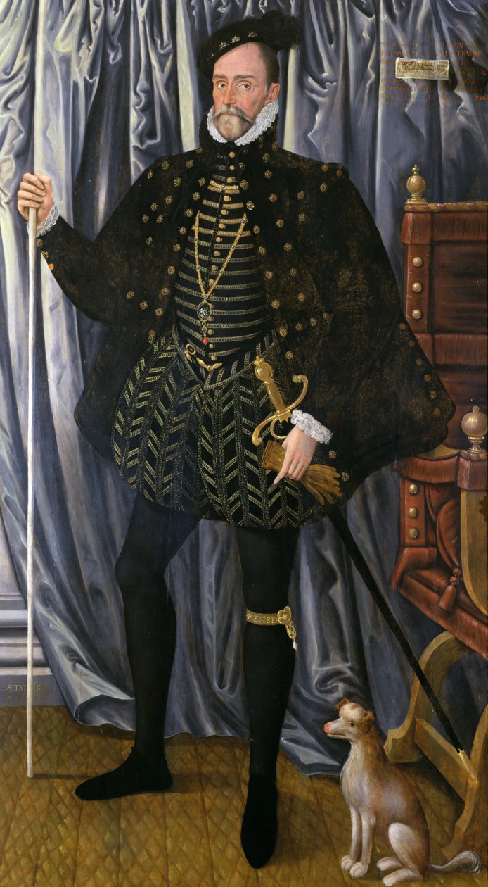 Den 1. jarl af Pembroke (ca. 1501-70) af Hans Eworth or Ewoutsz