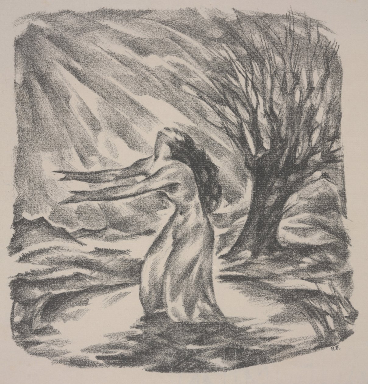 Ophelia af Hans Freese
