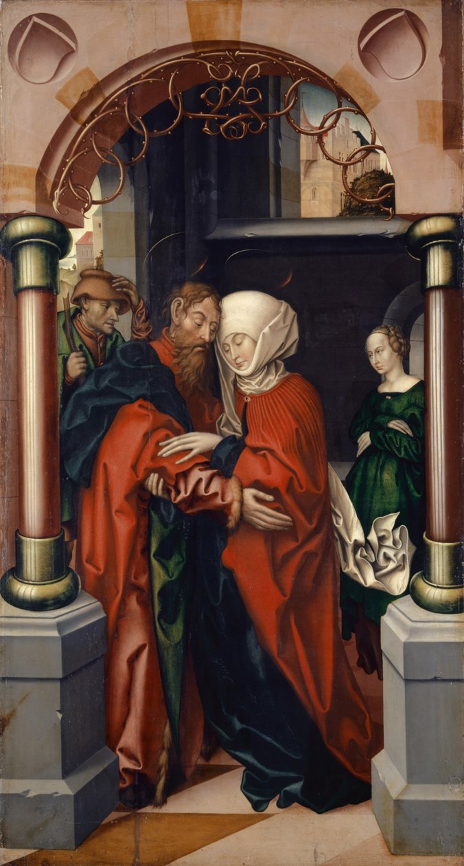 Joachim og Anne ved Den Gyldne Port, 1512 af Hans Fries