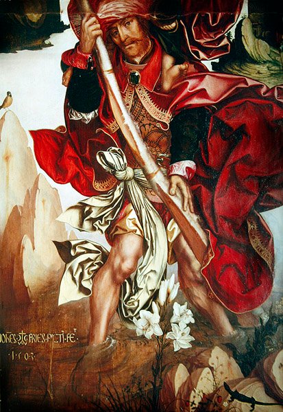 St. Christopher, 1503 af Hans Fries