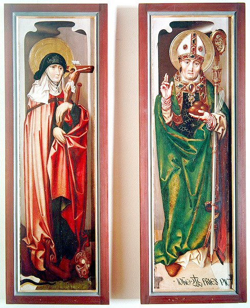 St. Margaret og St. Nicholas of Myra, ca. 1507 af Hans Fries
