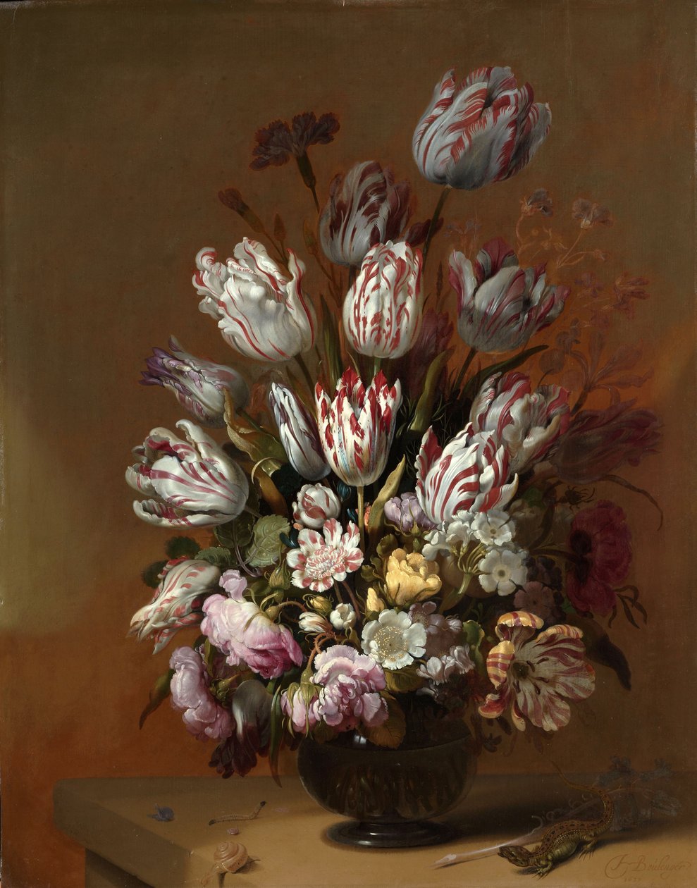 Stilleben med blomster, 1639. af Hans Gillisz. Bollongier
