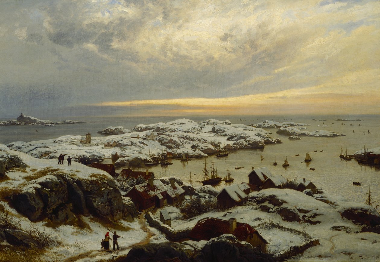 Farsund af Hans Gude