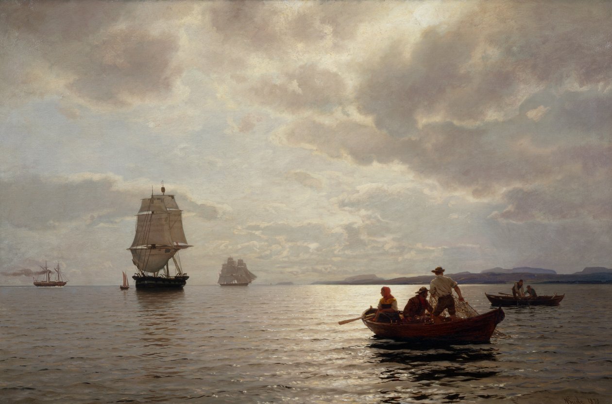 Fra Oslofjorden af Hans Gude
