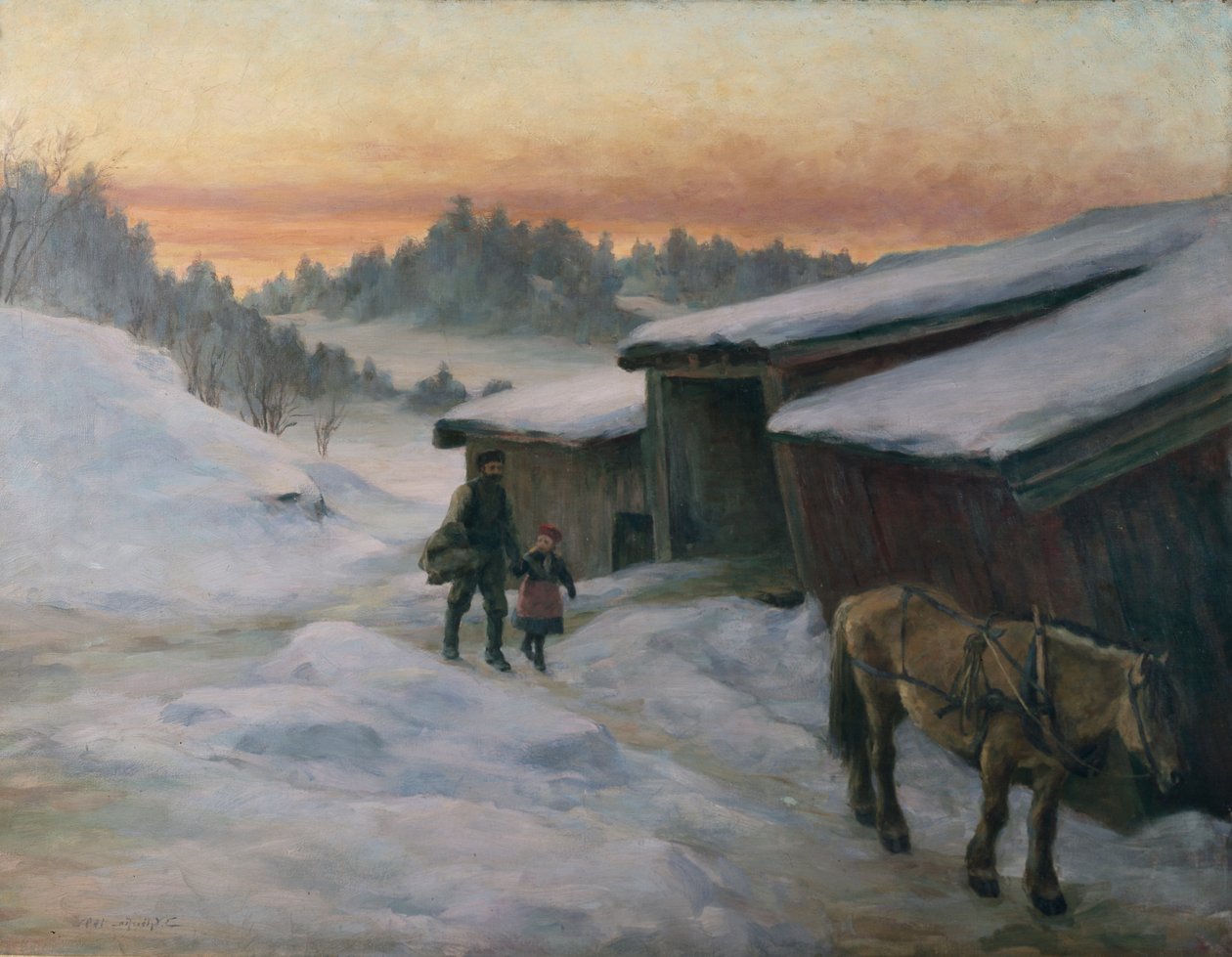 Fra Sandviken af Hans Gude