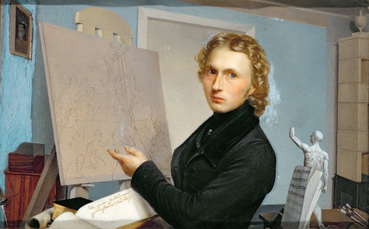 Selvportræt, 1822 af Hans Heinrich Porth