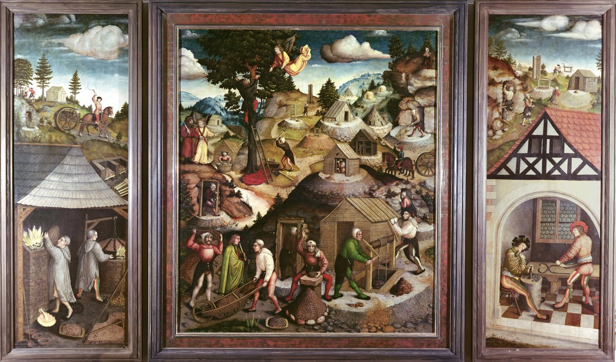 Minelandskab, 1521 af Hans Hesse