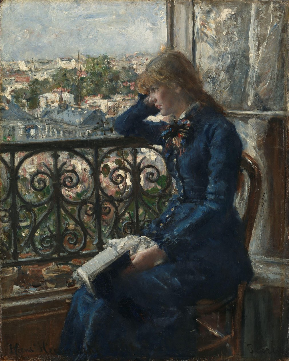 Norsk bokmål:  Ved vinduet At the Window af Hans Heyerdahl