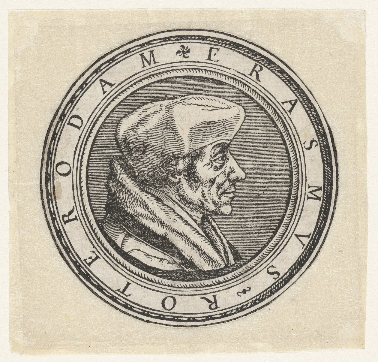Portræt af Erasmus af Hans Holbein (II)