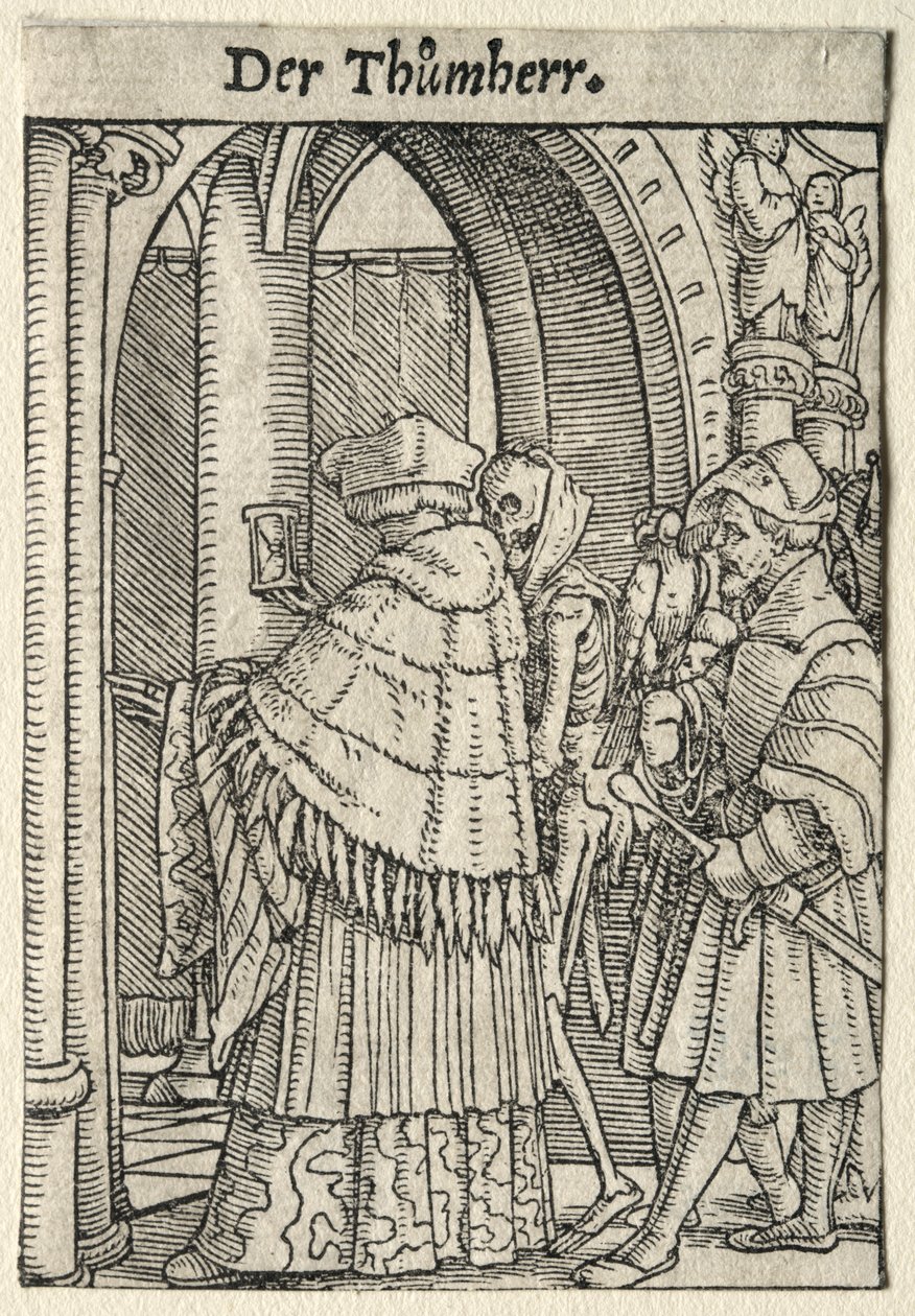 Dødedansen: Kanonen. af Hans Holbein