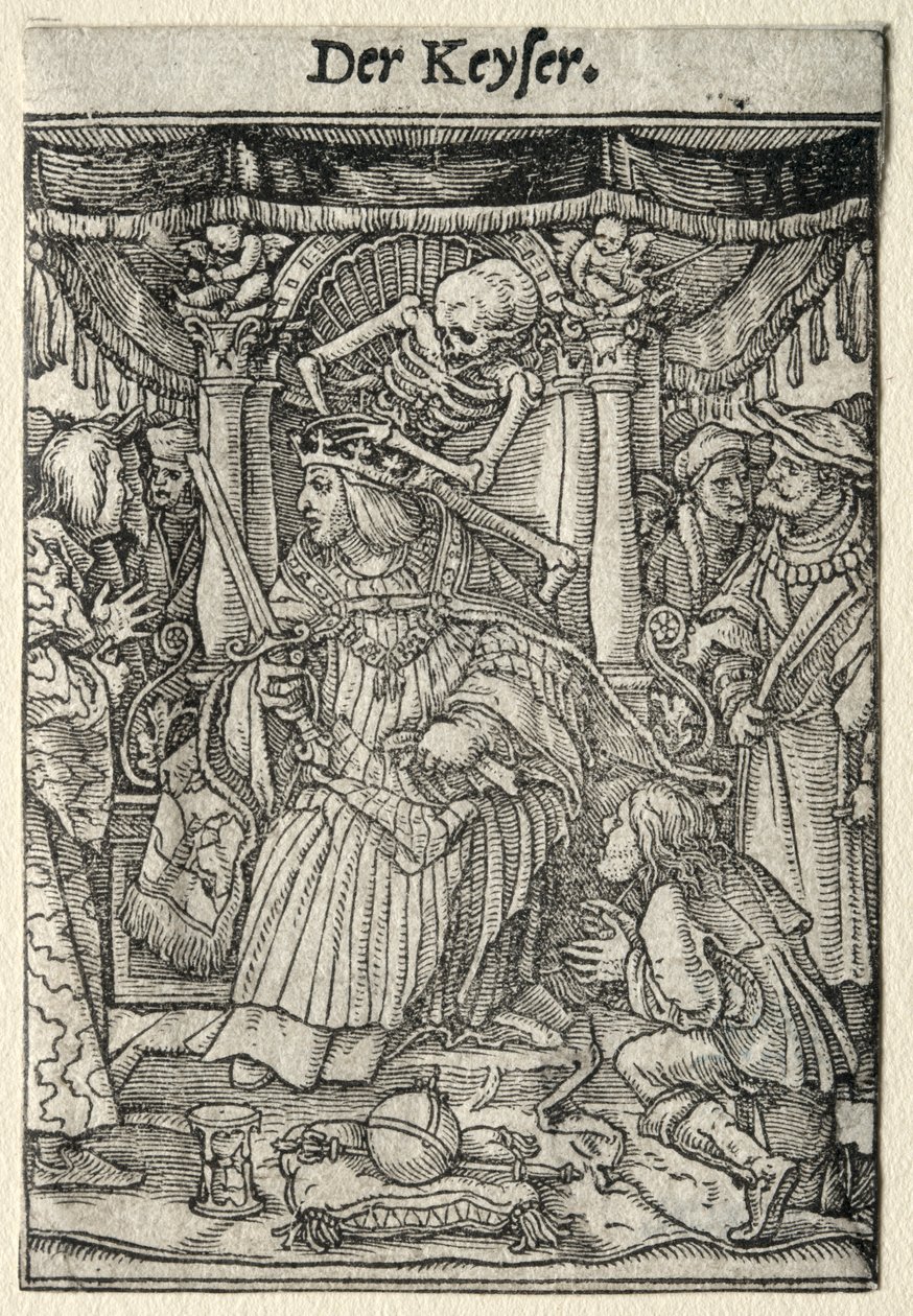 Dødedansen: Kejseren af Hans Holbein