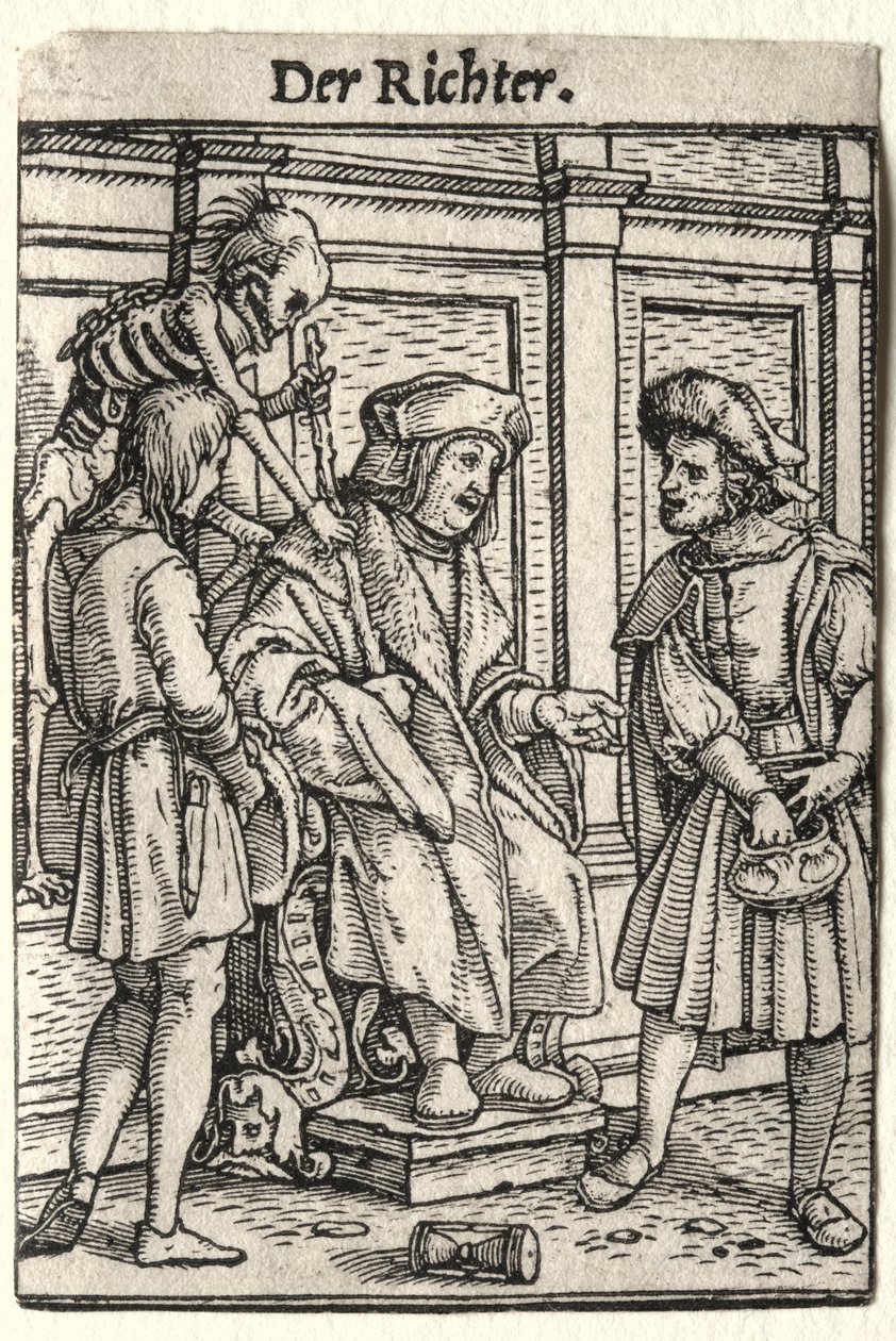 Dødedansen: Dommeren af Hans Holbein