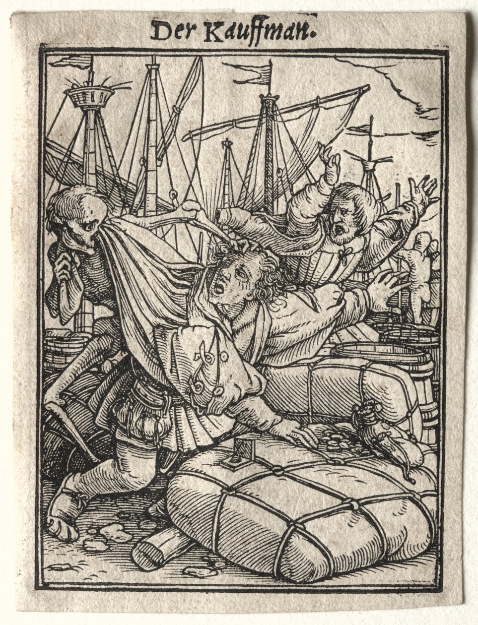 Dødedansen: Købmanden af Hans Holbein