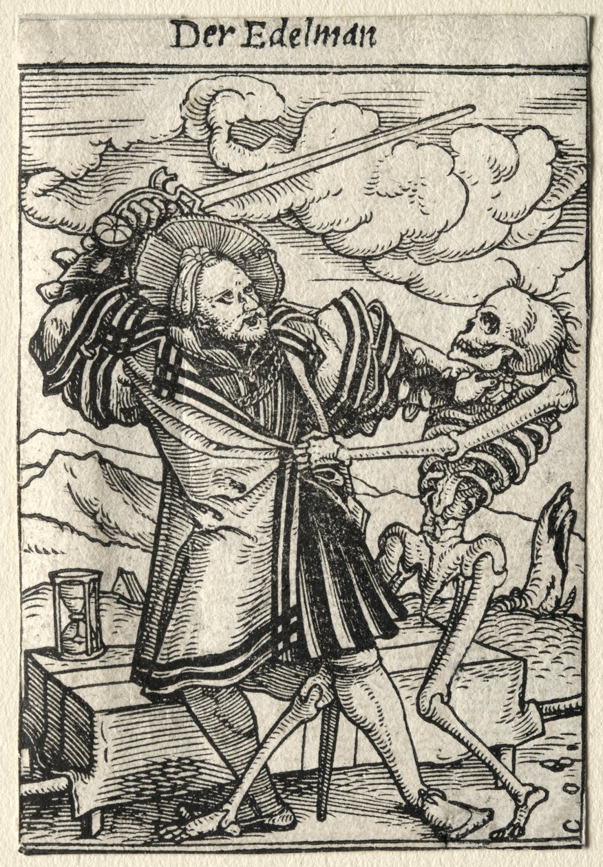 Dødedansen: Adelsmanden af Hans Holbein