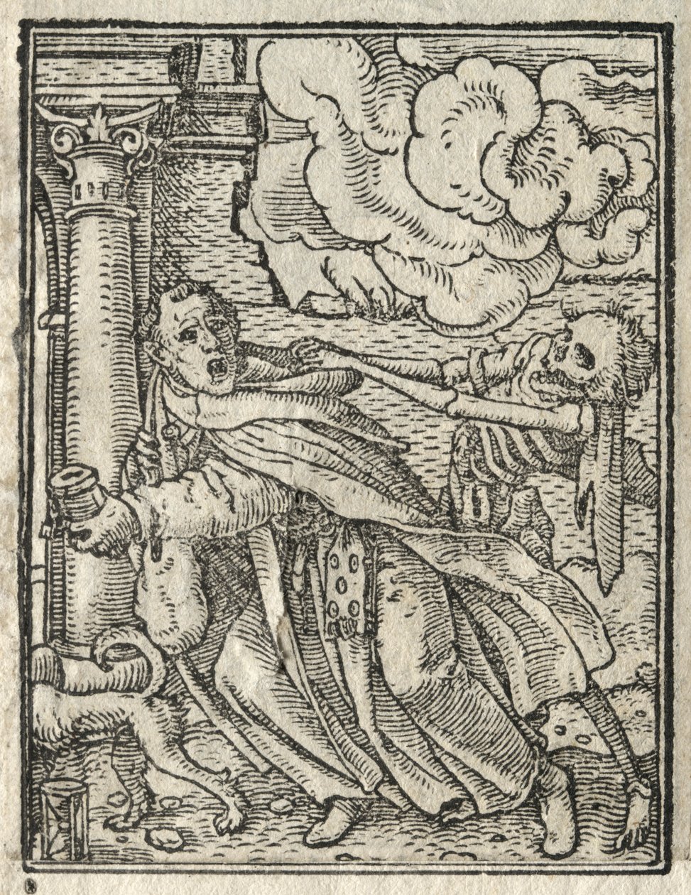 Dødedansen: The Betrygerbroder, Nonnen. af Hans Holbein
